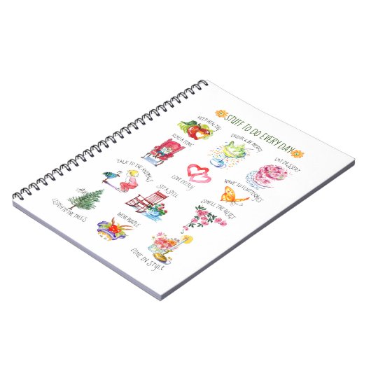 Whimsical elke dag notitieboek (Linkerzijde)