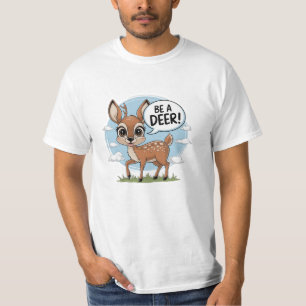 Whimsical en Bold Deer Lover Graphics T-shirt