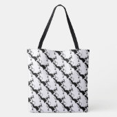 Whimsical en Cat Tote Bag (Achterkant)