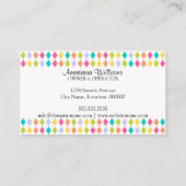 Whimsical en Colorful Bakery Visitekaartje (Achterkant)