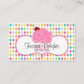 Whimsical en Colorful Bakery Visitekaartje (Voorkant)