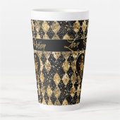 Whimsical en Elegant Gothic Love Potion Latte Mok (Voorkant)