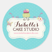 Whimsical en Fun Cake Labels (Voorkant)