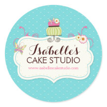 Whimsical en Fun Cake Labels