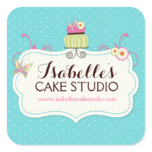 Whimsical en Fun Cake Labels