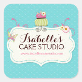 Whimsical en Fun Cake Labels (Voorkant)