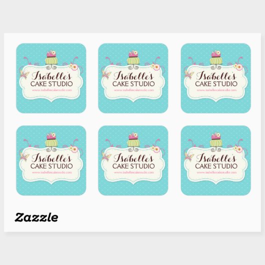 Whimsical en Fun Cake Labels (Vel)