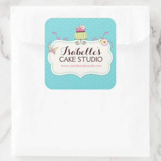 Whimsical en Fun Cake Labels (Tas)