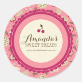 Whimsical en Fun Dessert Labels (Voorkant)