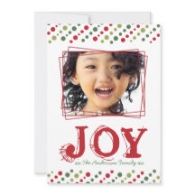 Whimsical- en Fun-kerstfotokaart