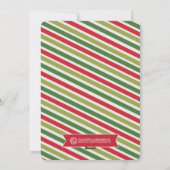 Whimsical- en Fun-kerstfotokaart Feestdagenkaart (Achterkant)