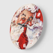 Whimsical en Fun Santa Grote Klok (Hoek)