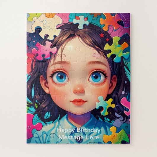 Whimsical en speels ontwerp voor kinderen legpuzzel (Verticaal)