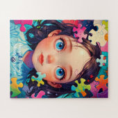 Whimsical en speels ontwerp voor kinderen legpuzzel (Horizontaal)