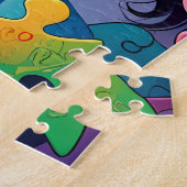 Whimsical en speels ontwerp voor kinderen legpuzzel (Zijkant)