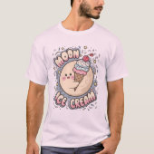 Whimsical en Sweet Fun Ice Cream T-Shirt (Voorkant)