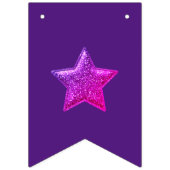 Whimsical Enchant Magic Paarse Halloween Verjaarda Vlaggetjes (Eerste vlag)