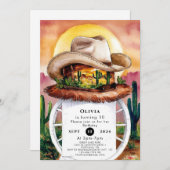 Whimsical Enchanted Cowboy Verjaardag Kaart (Voorkant / Achterkant)