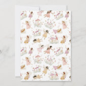 Whimsical Enchanted Fairy Verjaardag Uitnodiging (Achterkant)