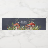 Whimsical Enchanted Forest Baby shower Waterfles Etiket (Enkel label)