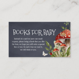 Whimsical Enchanted Forest Books voor Baby Informatiekaartje