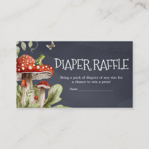 Whimsical Enchanted Forest Luier Raffle Informatiekaartje