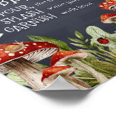 Whimsical Enchanted Forest Paddestoel Moeder Osa B Poster (Hoek)