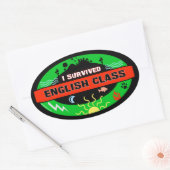 Whimsical Engelse Class Survivor Sticker (Envelop)