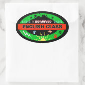 Whimsical Engelse Class Survivor Sticker (Tas)