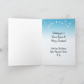 Whimsical Ethnic Santa en Elves Kerstmis Kaart (Binnen)