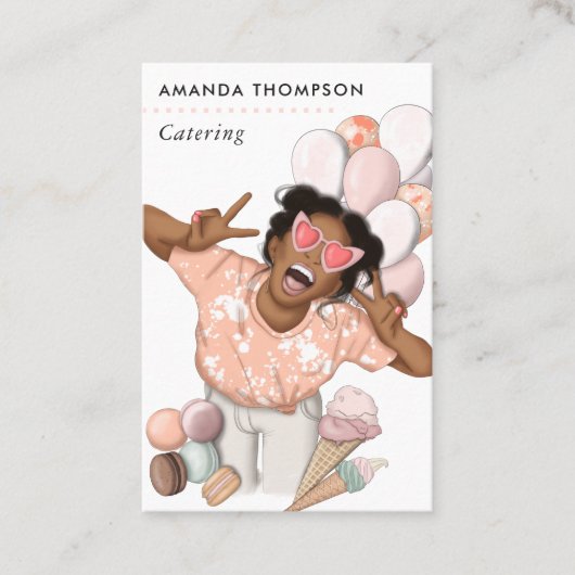 Whimsical Event Catering Visitekaartje (Voorkant)
