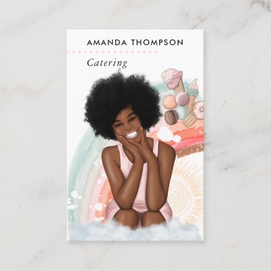 Whimsical Event Catering Visitekaartje (Voorkant)