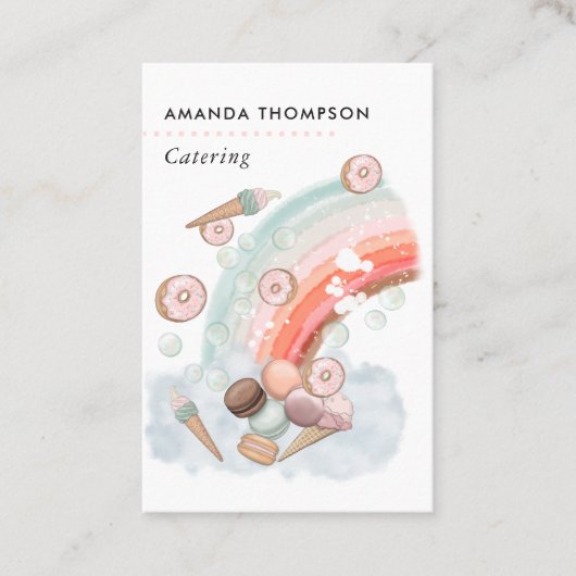 Whimsical Event Catering Visitekaartje (Voorkant)