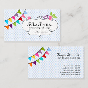 Whimsical Event Styling and Design Visitekaartje