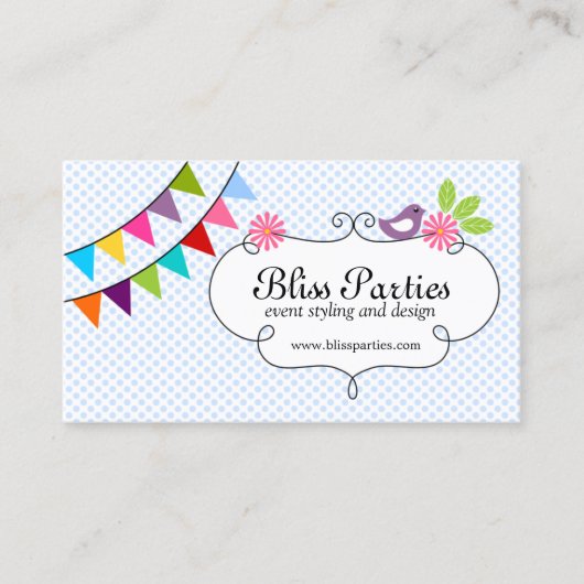 Whimsical Event Styling and Design Visitekaartje (Voorkant)