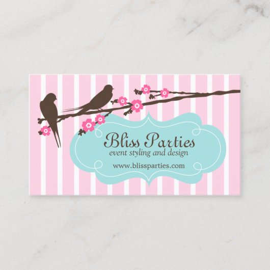 Whimsical Event Styling and Design Visitekaartje (Voorkant)