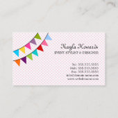 Whimsical Event Styling and Design Visitekaartje (Achterkant)