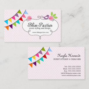 Whimsical Event Styling and Design Visitekaartje