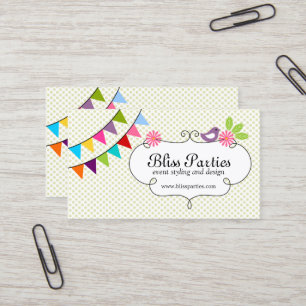 Whimsical Event Styling and Design Visitekaartje