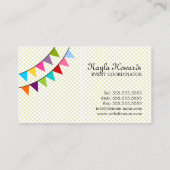 Whimsical Event Styling and Design Visitekaartje (Achterkant)