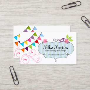 Whimsical Event Styling and Design Visitekaartje