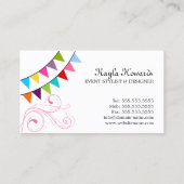 Whimsical Event Styling and Design Visitekaartje (Achterkant)