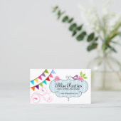 Whimsical Event Styling and Design Visitekaartje (Staand voorkant)