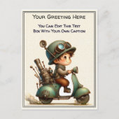 Whimsical Everyday Sentiment Steampunk Art   Briefkaart (Voorkant)