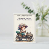Whimsical Everyday Sentiment Steampunk Art   Briefkaart (Staand voorkant)