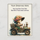 Whimsical Everyday Sentiment Steampunk Art   Briefkaart (Voorkant)