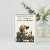 Whimsical Everyday Sentiment Steampunk Art   Briefkaart (Staand voorkant)