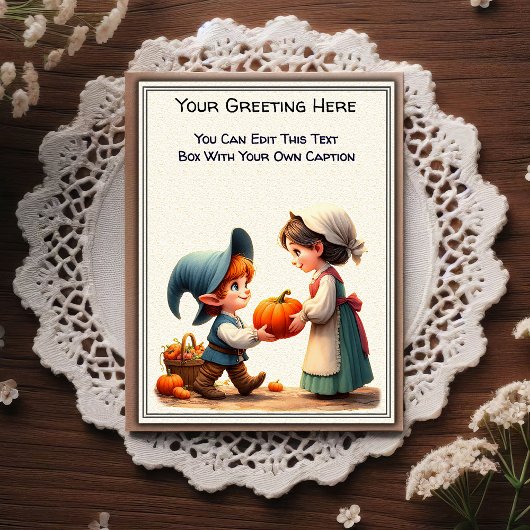 Whimsical Everyday Sentiment Storybook Art   Briefkaart