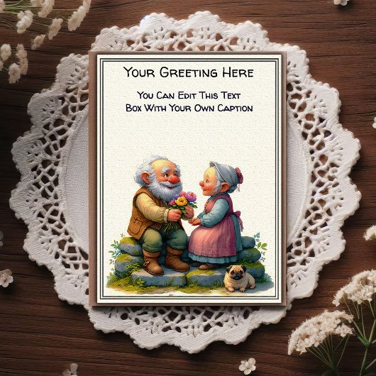 Whimsical Everyday Sentiment Storybook Art   Briefkaart