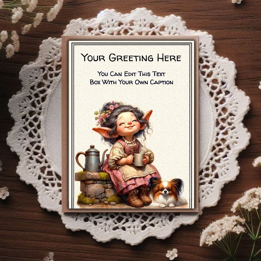 Whimsical Everyday Sentiment Storybook Art   Briefkaart